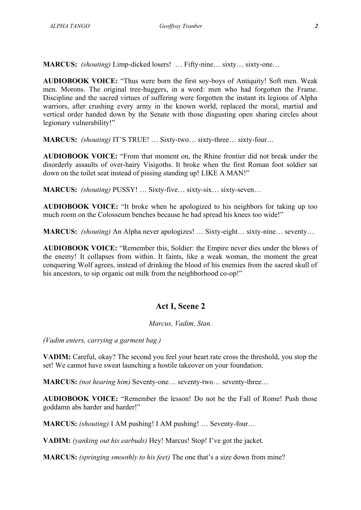 Alpha Tango - manuscript page 7 / 23