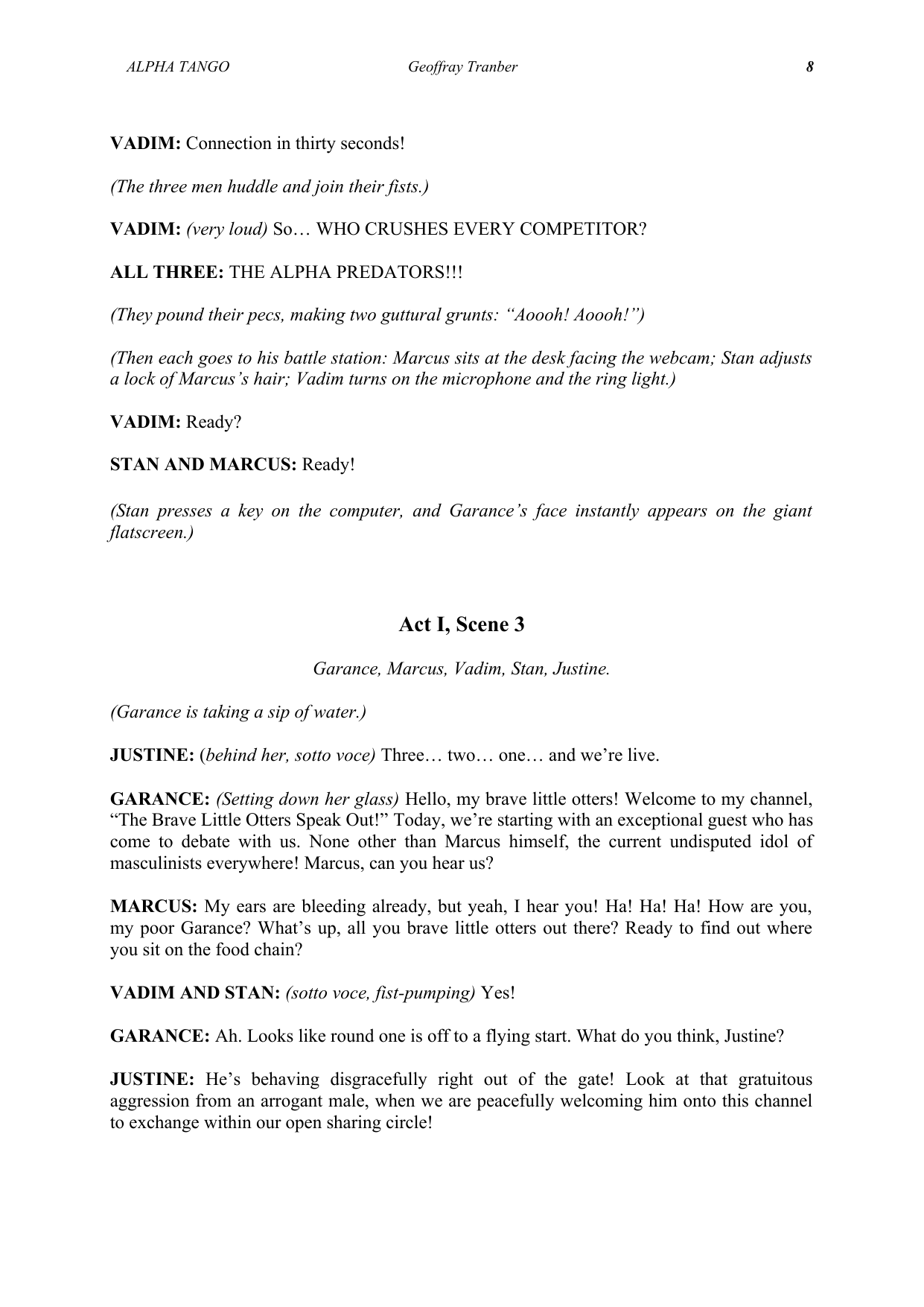 Alpha Tango - manuscript page 13 / 23
