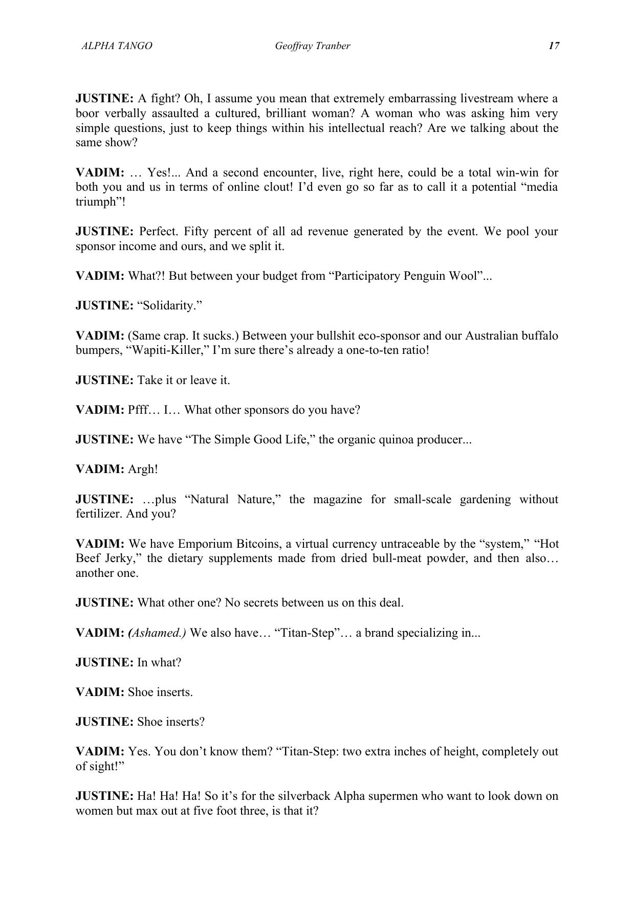 Alpha Tango - manuscript page 22 / 23