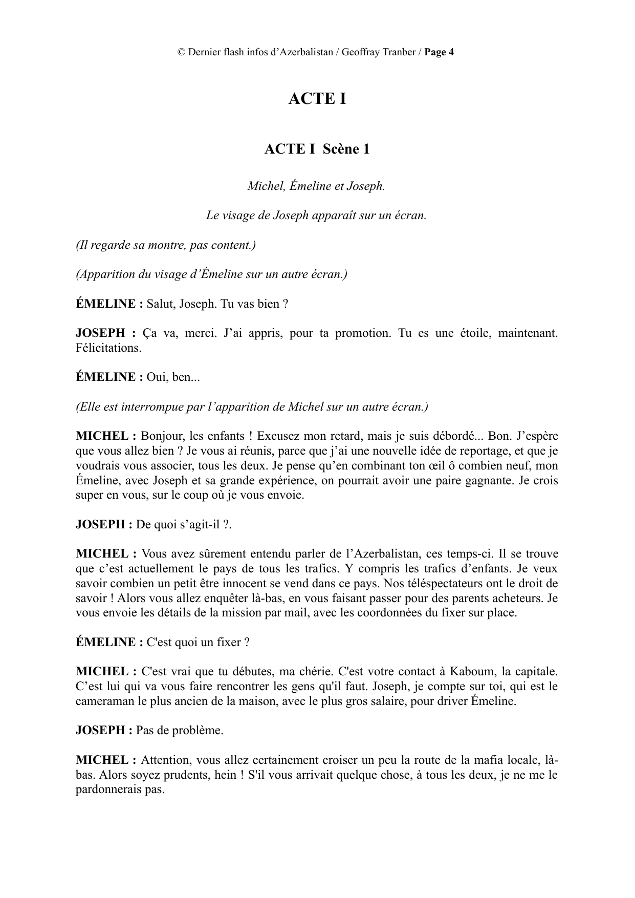 Breaking News from Azerbalistan - manuscript page 4 / 16