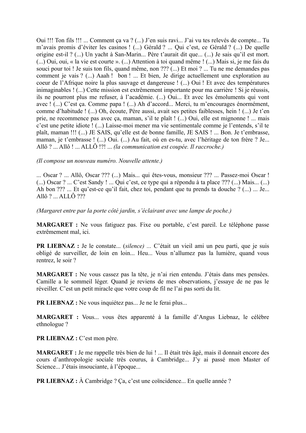 Le Grand Lodge des Ambassadeurs - page du manuscrit 22 / 23