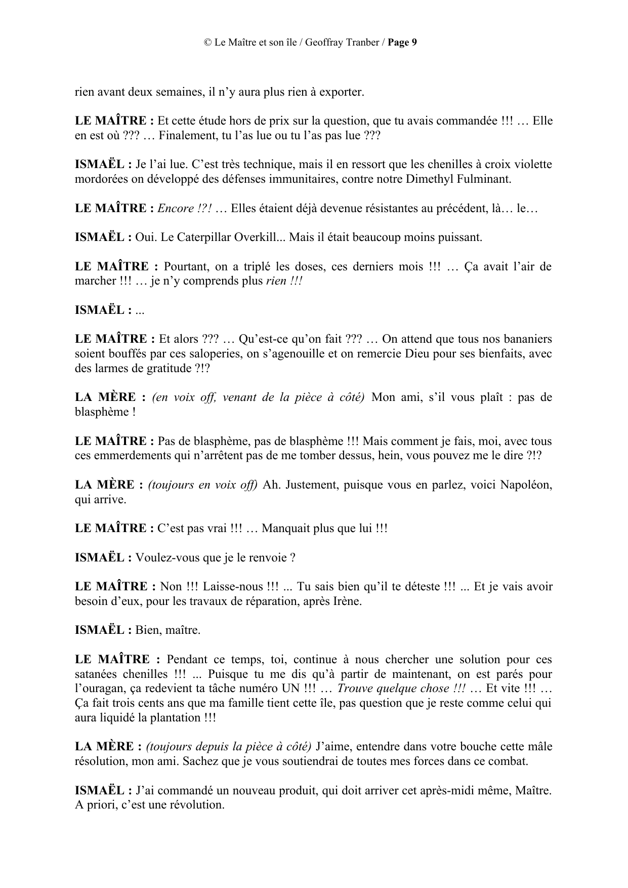 The Master and His Island - manuscript page 10 / 19