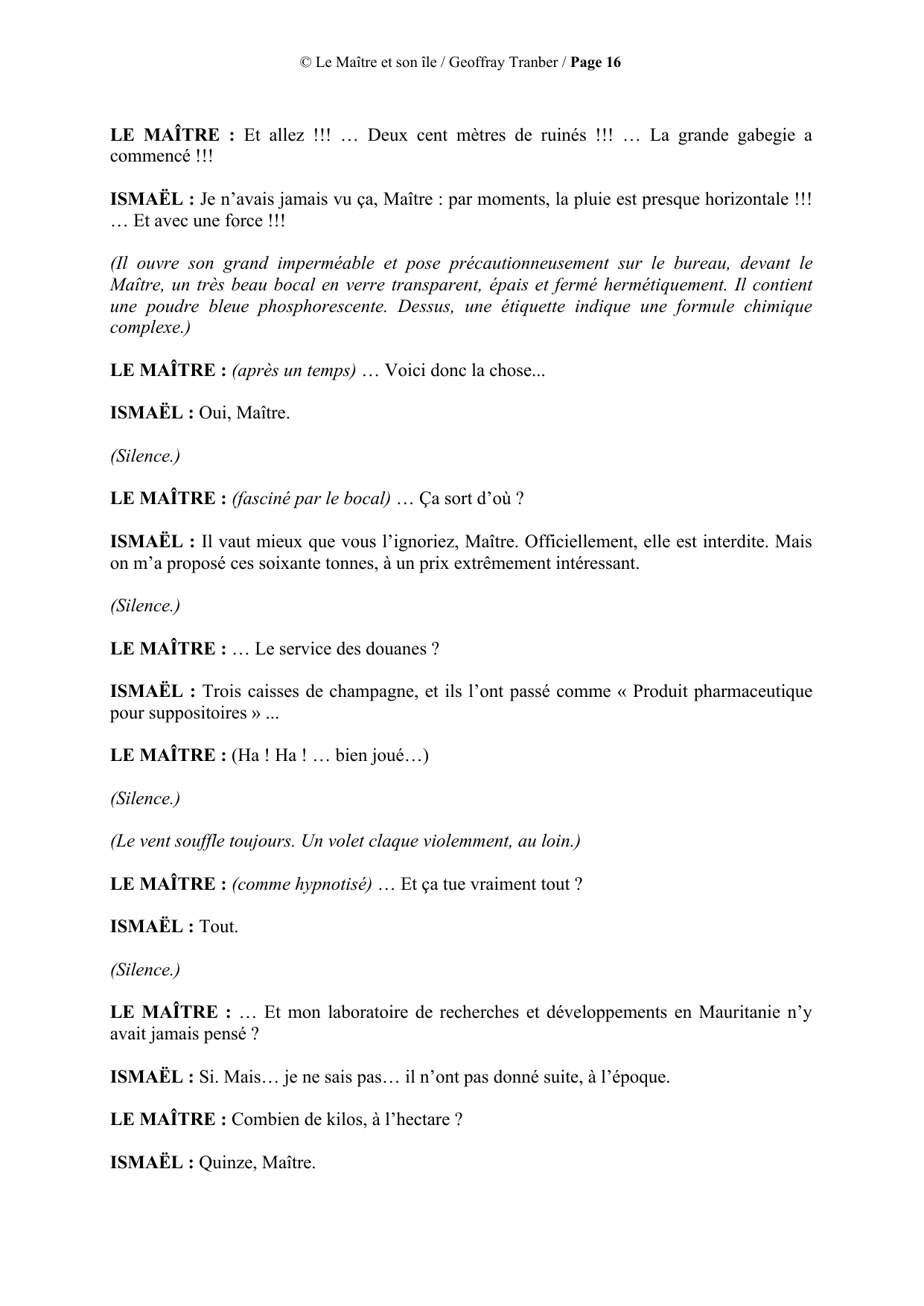 The Master and His Island - manuscript page 17 / 19